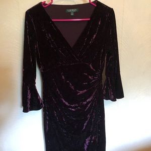 Purple Velvet dress